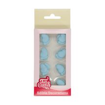 Decoración de Azúcar FunCakes Pies de bebé Azul 16 Piezas
